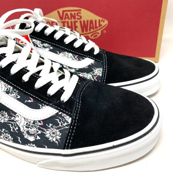VANS Old Skool Flash Skulls Multi Black Casual Sneakers Women Size VN0A38G118C - Picture 7 of 10